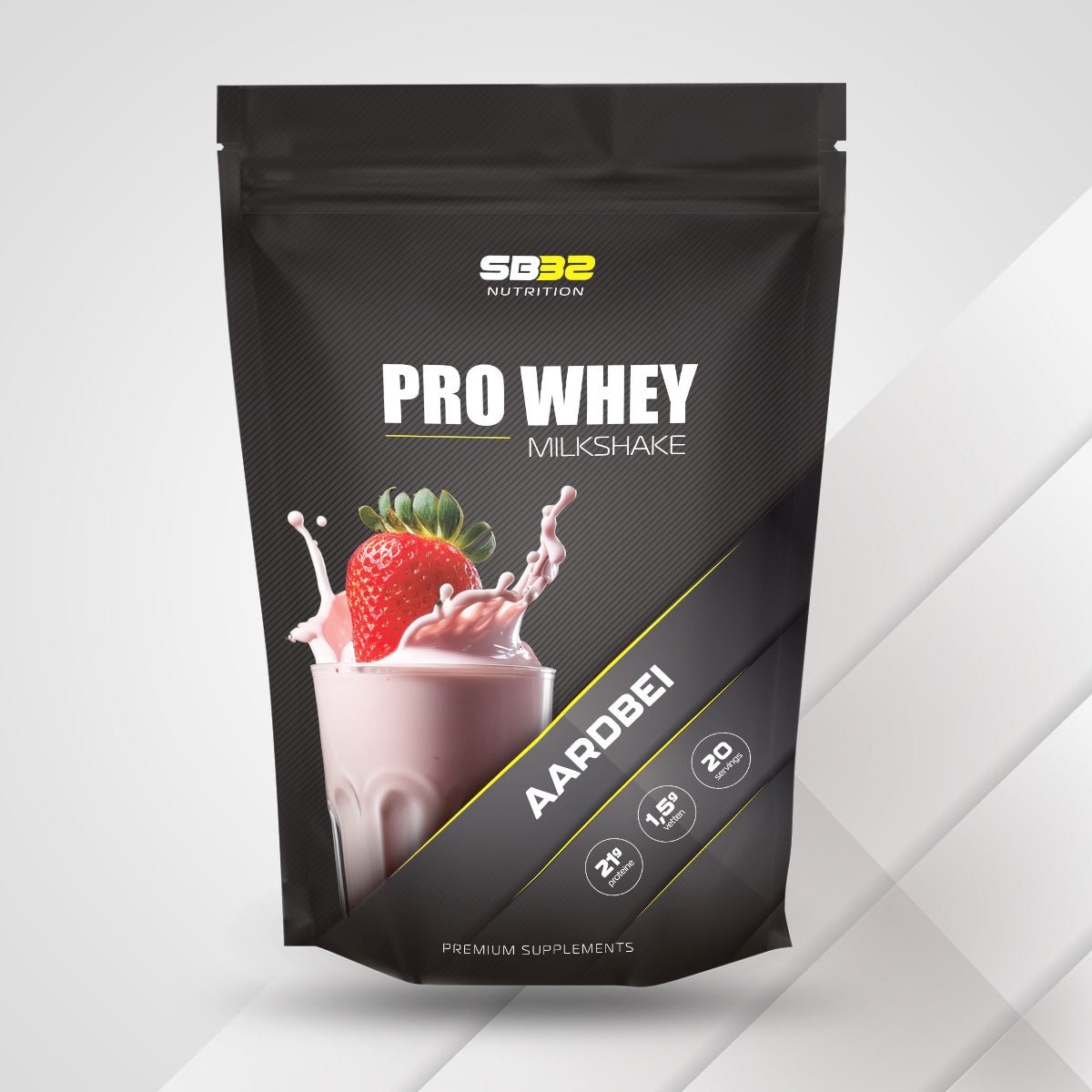 Pro Whey Milkshake Aardbei